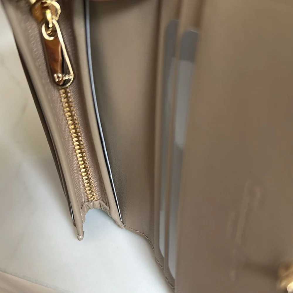 Dior Mini Lady Dior Gardenia Wallet